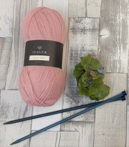 Isager Luxury Sock Yarn 100g - Pink